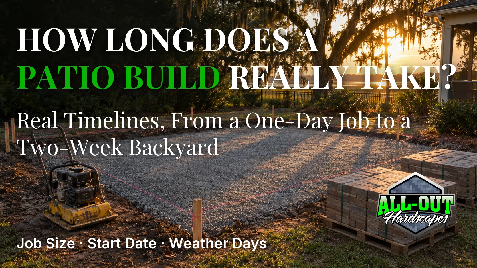 How Long Does It Take to Build a Patio in Savannah