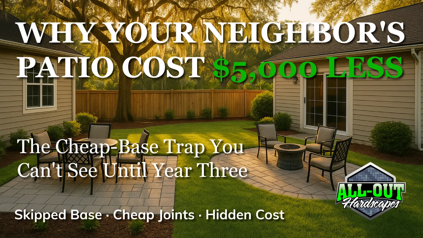 Why does my neighbor's patio cost $5,000 less than mine?