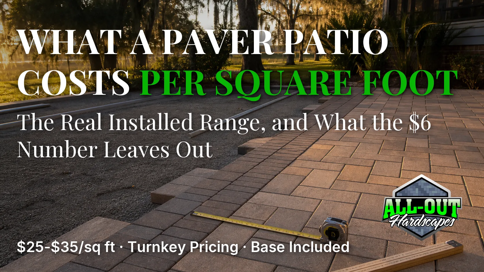 How Much Does a Paver Patio Cost Per Square Foot in Savannah
