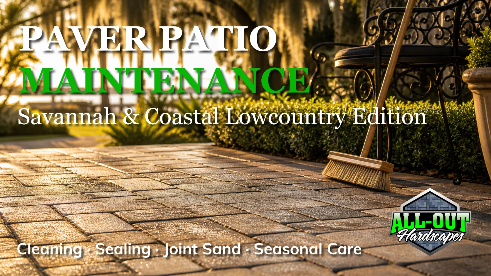 Paver patio maintenance guide for Savannah, Georgia homeowners