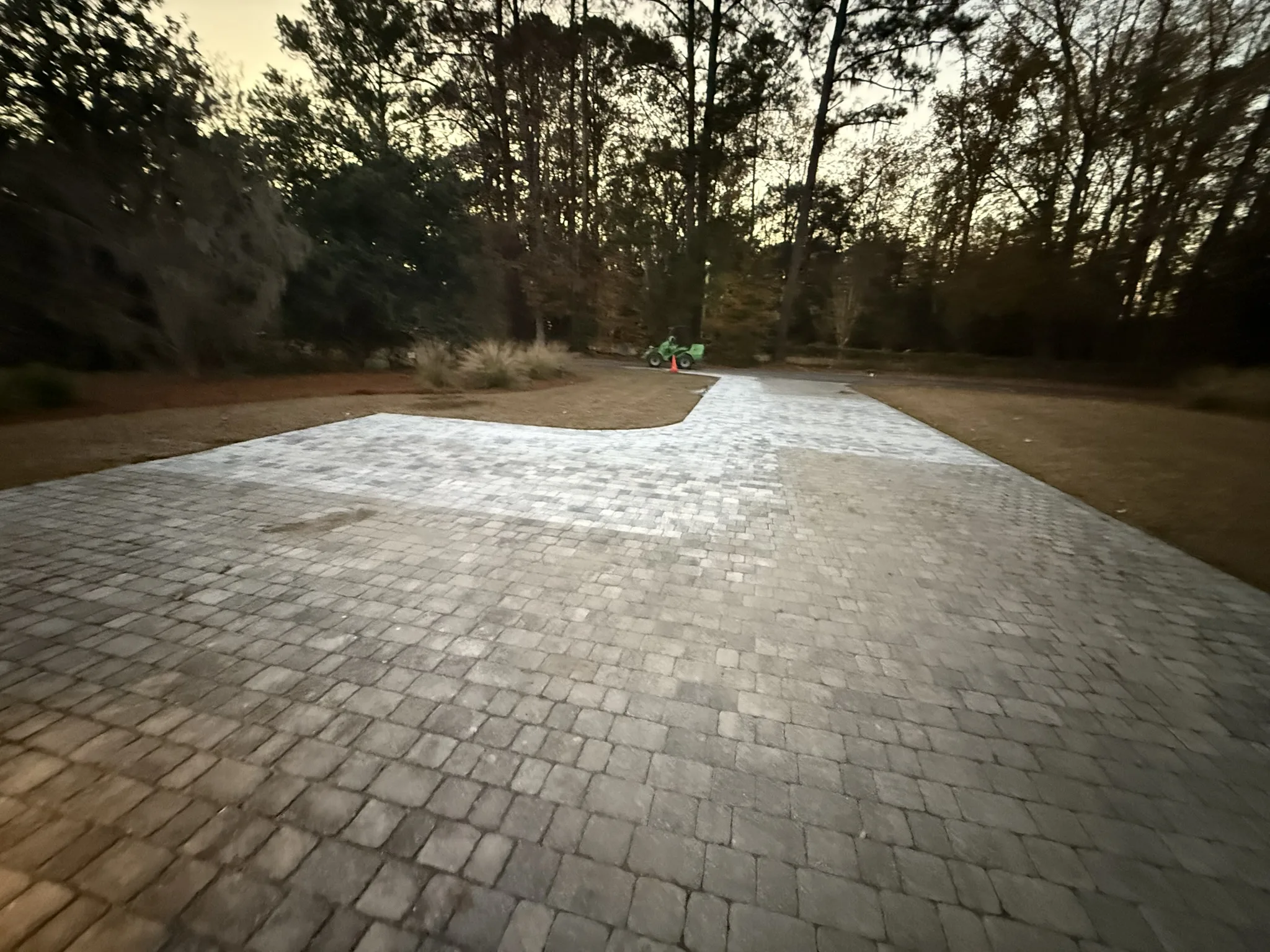 Jones Residence -- Paver Driveway with Flared Street Apron photo