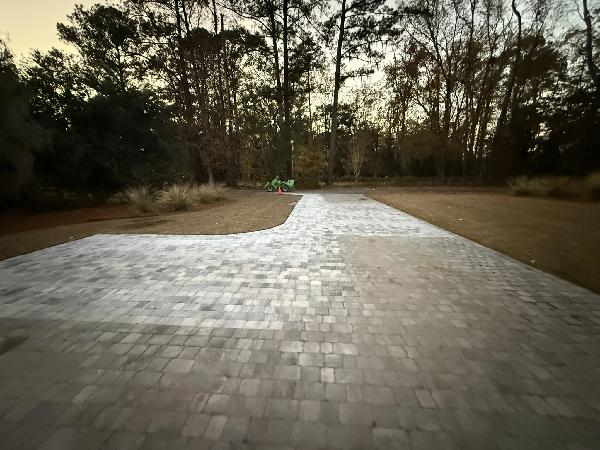 Jones Residence -- Paver Driveway with Flared Street Apron photo