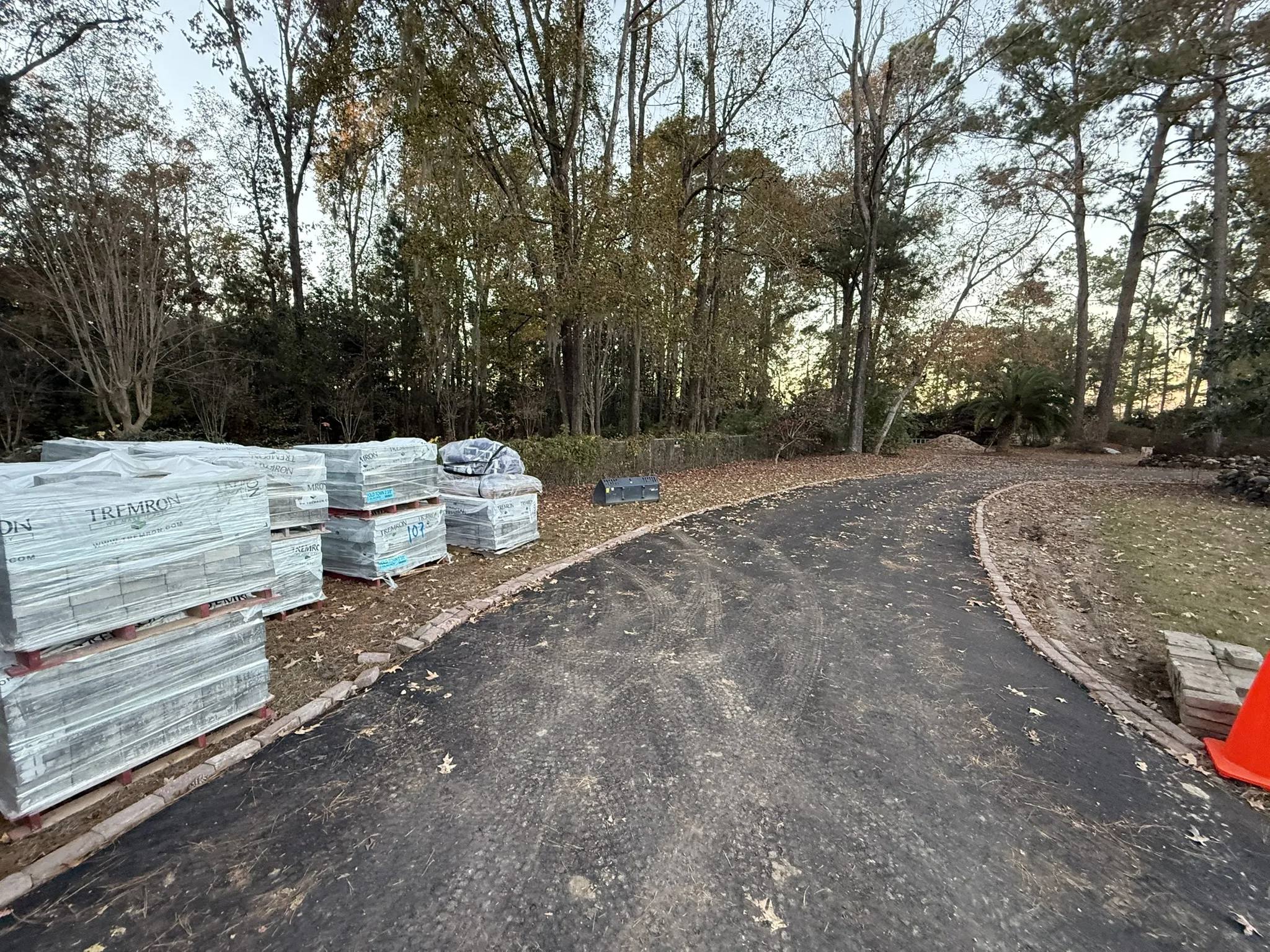 Jones Residence -- Paver Driveway with Flared Street Apron photo