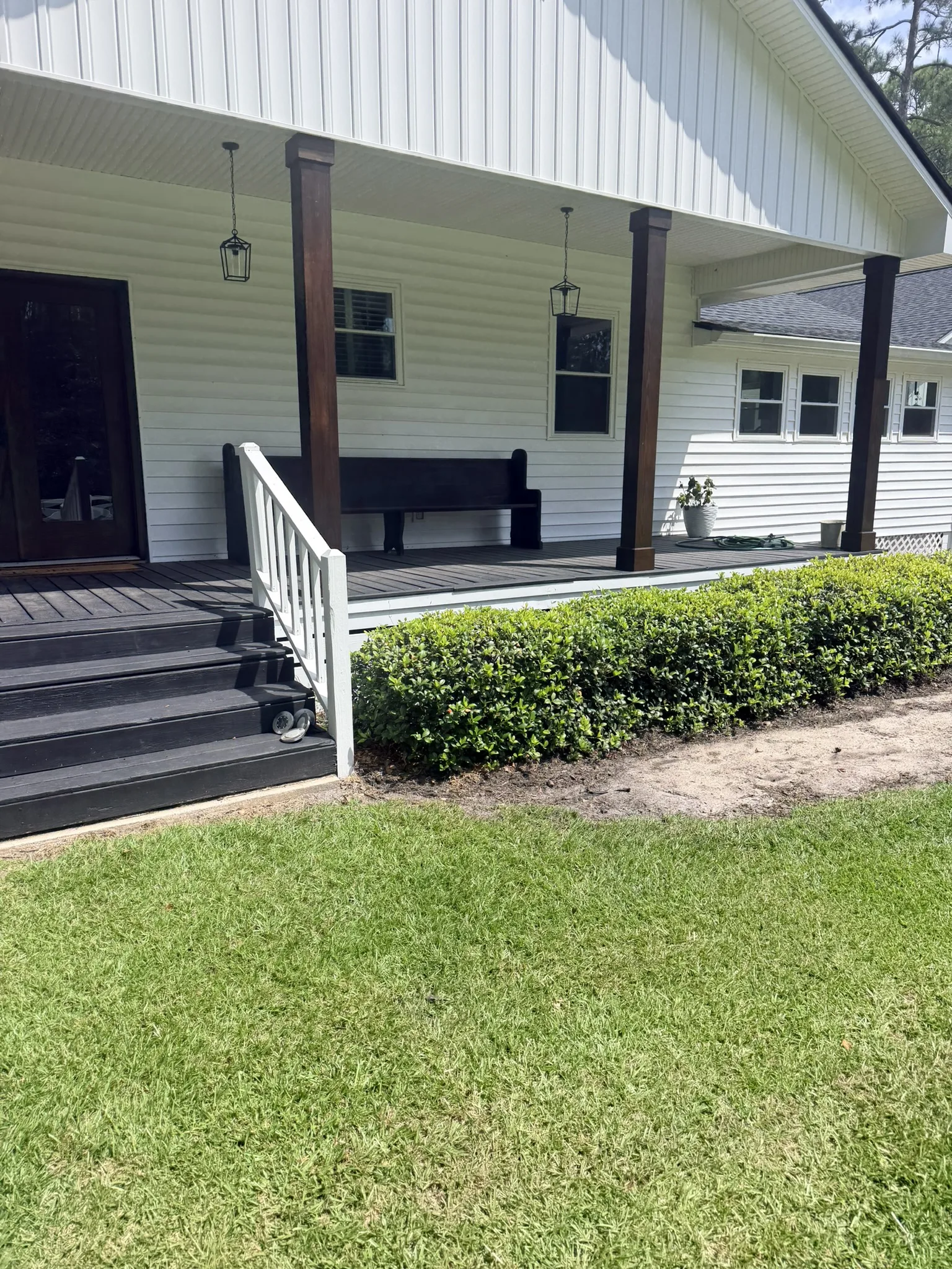 Purvis Residence -- Front Yard and Bed Renovation photo