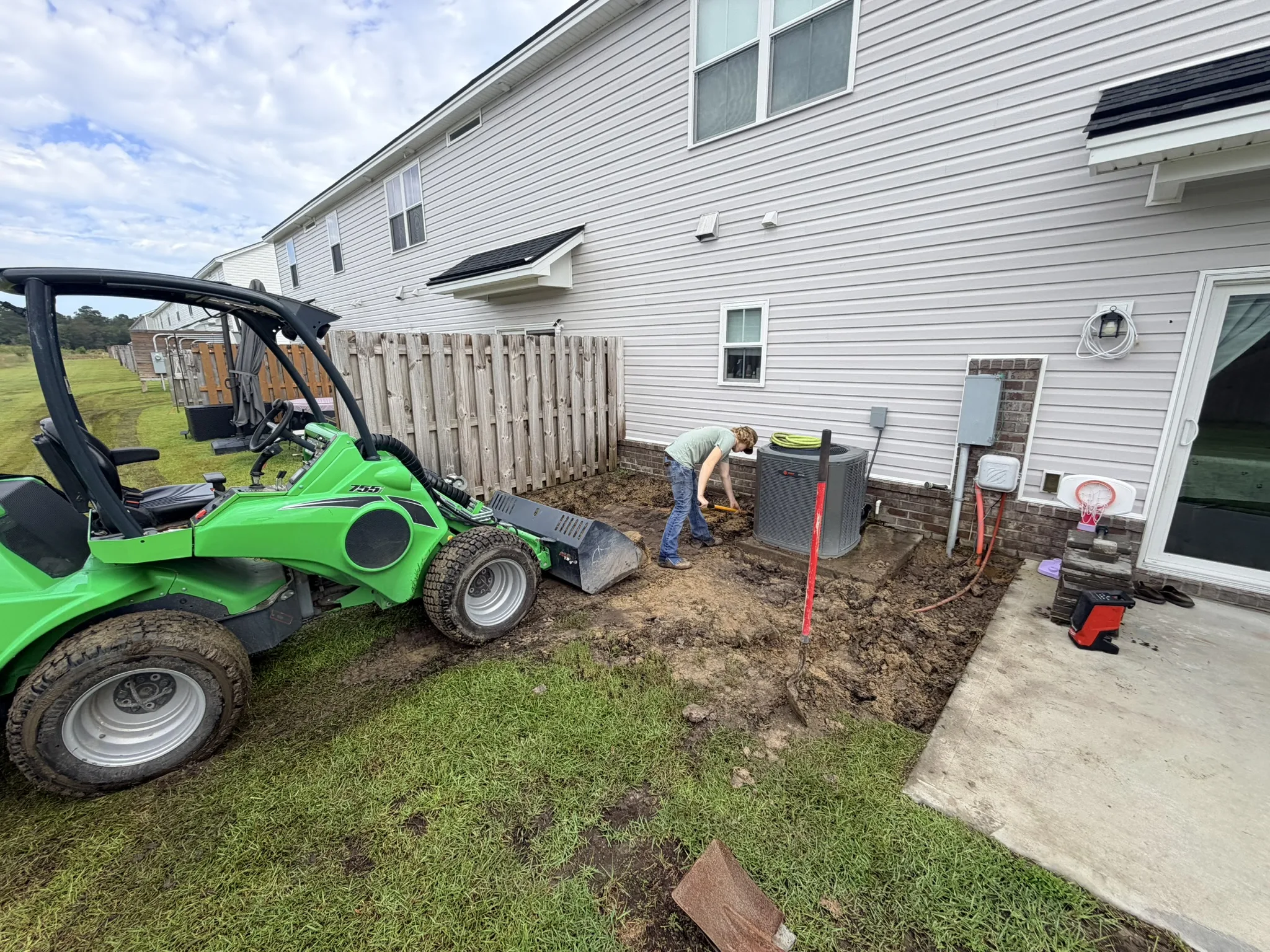 Cloyd Residence -- Townhome Paver Slab Patio photo