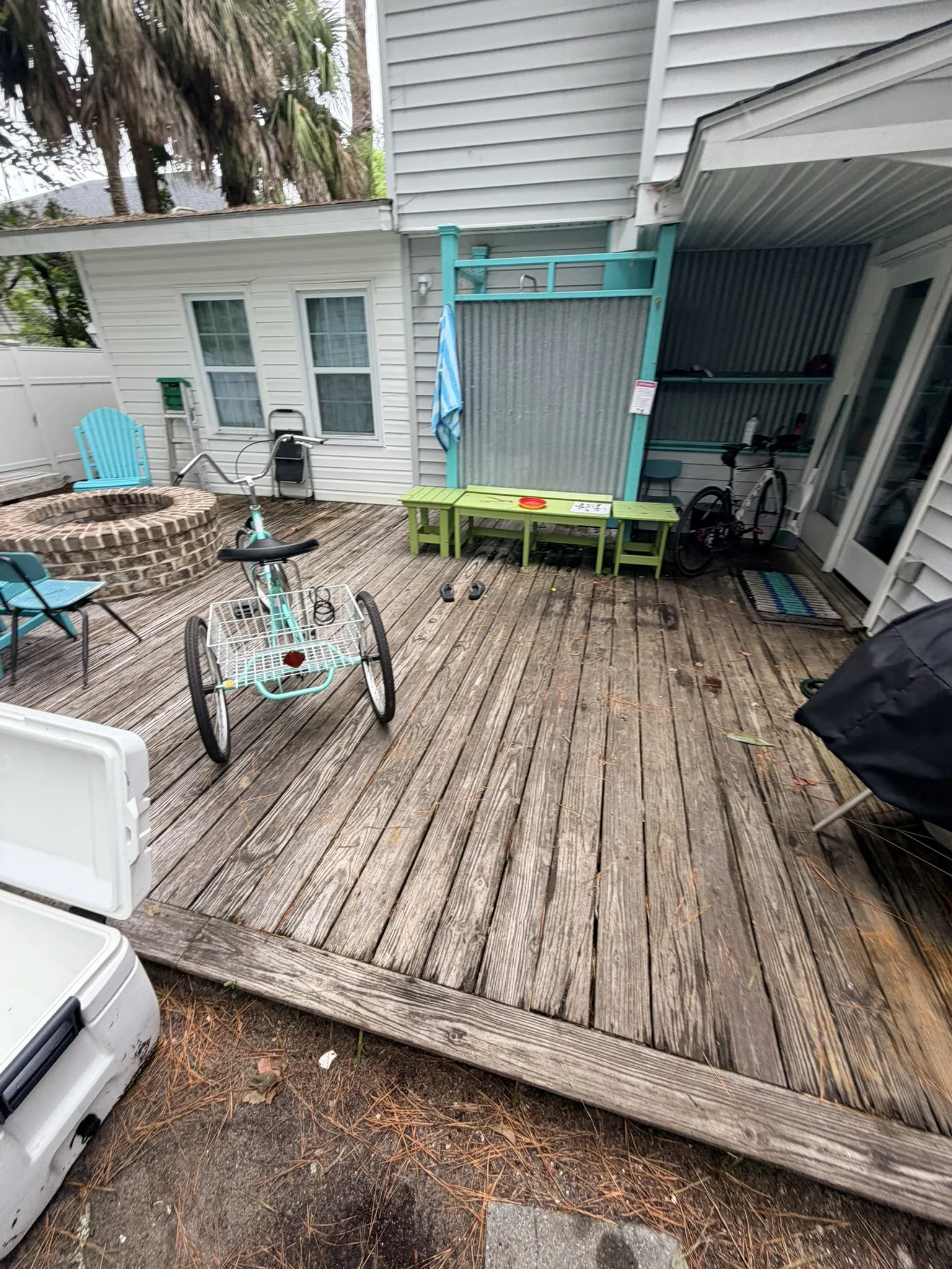 Sellers Residence -- Backyard Deck and Side Path Project