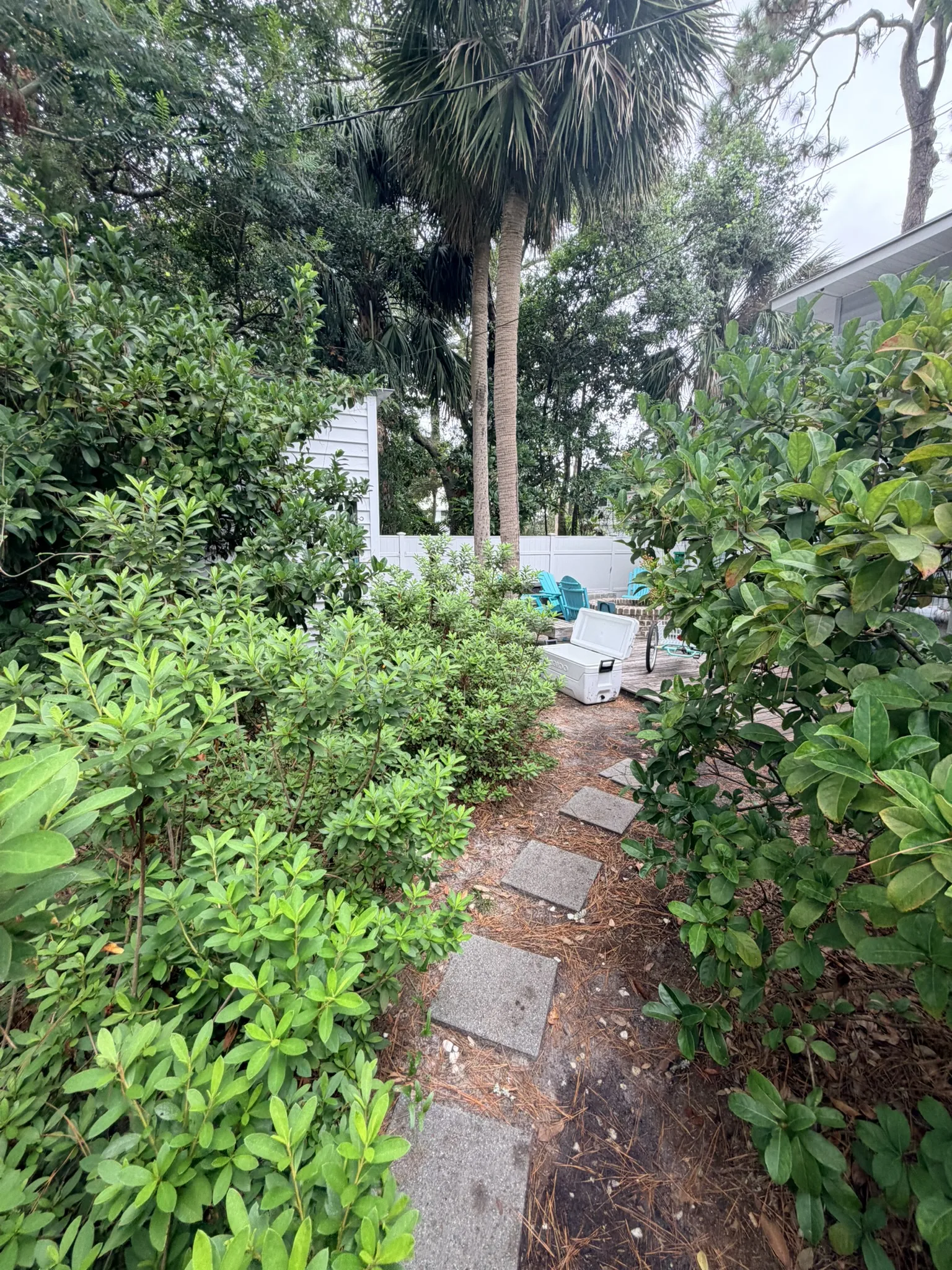 Sellers Residence -- Backyard Deck and Side Path Project photo