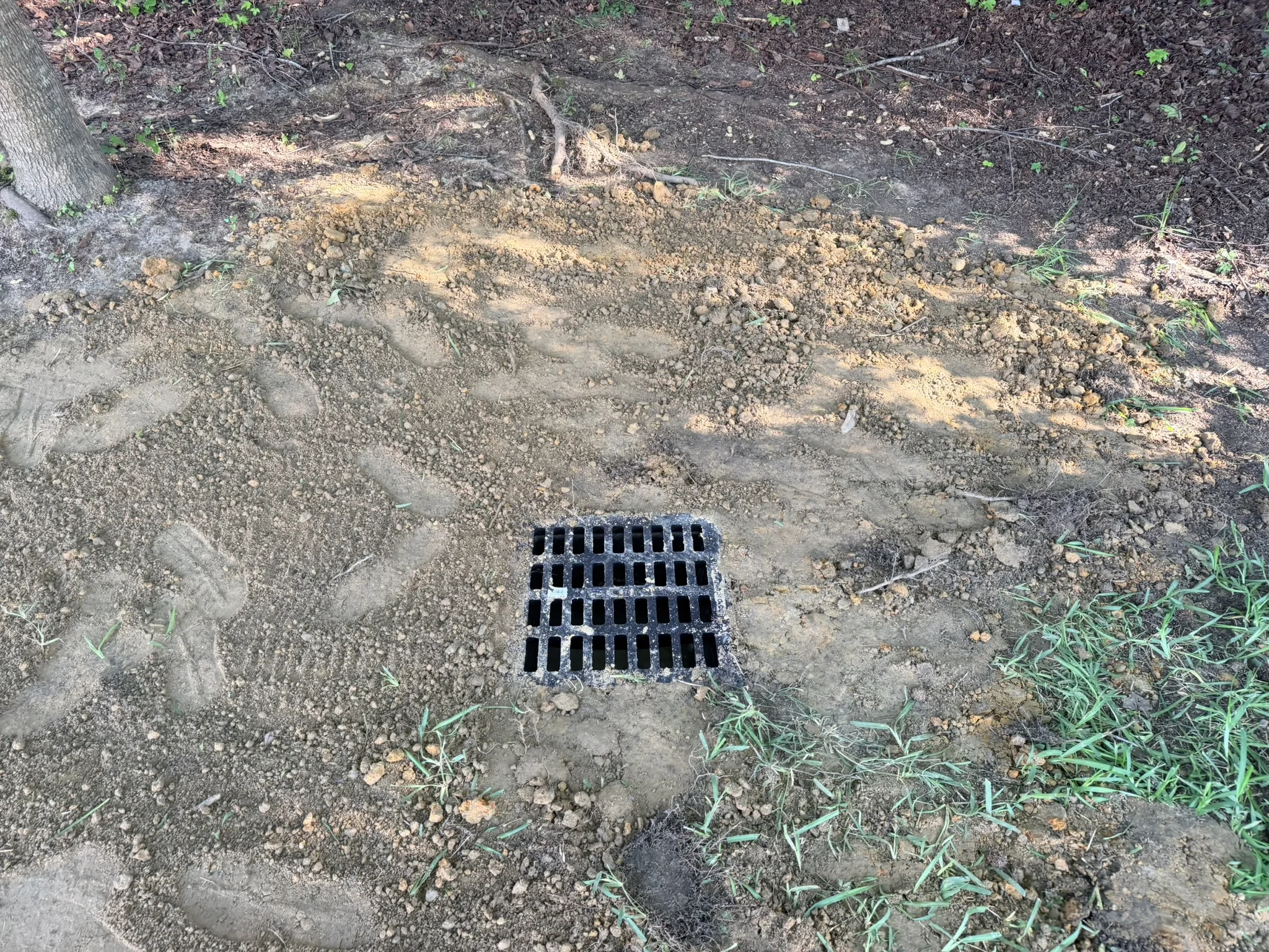 Long Residence -- Backyard Yard Drain Installation photo