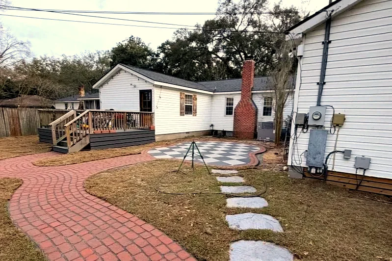 Completed paver patio project