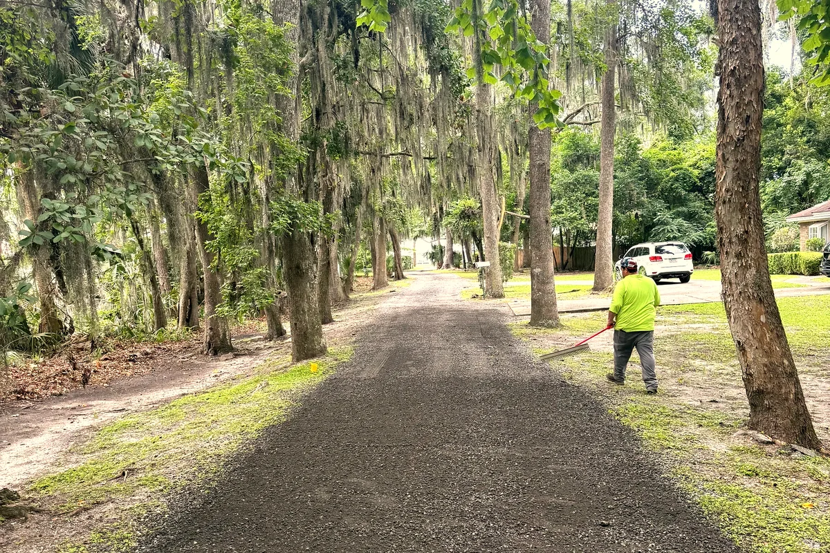 Rooney Residence &mdash; Asphalt Millings Driveway photo