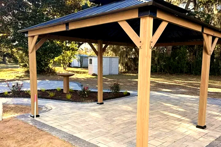 Paver walkway installation