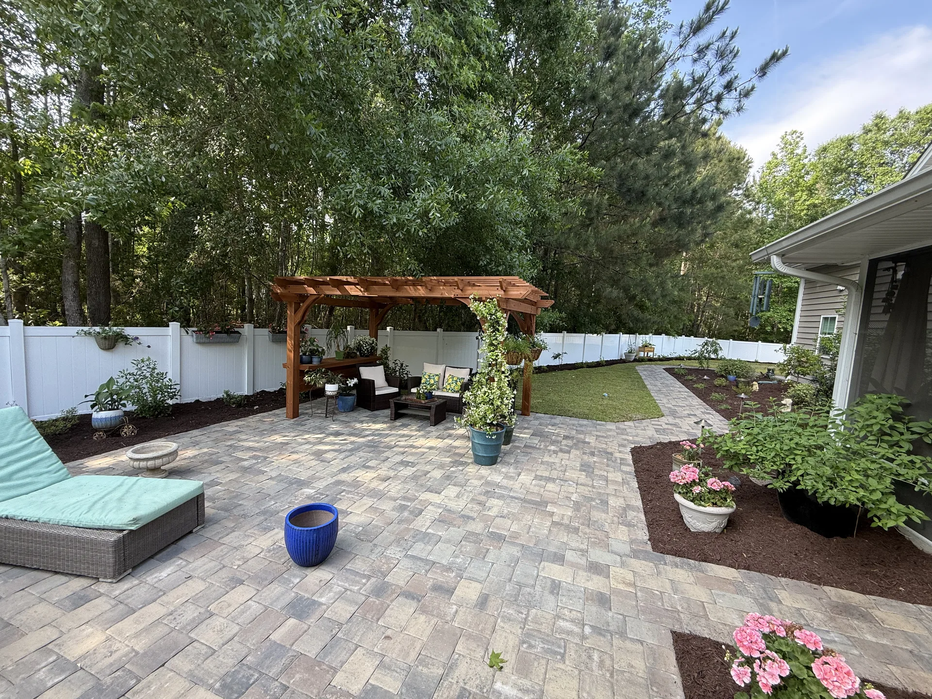 Professional paver installation by All-Out Hardscapes LLC